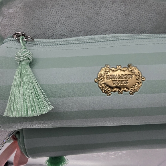 Bath and Body Works Candy Striped Cosmetic Bag & Sweetest Song 2 Piece Bundle - Picture 13 of 13